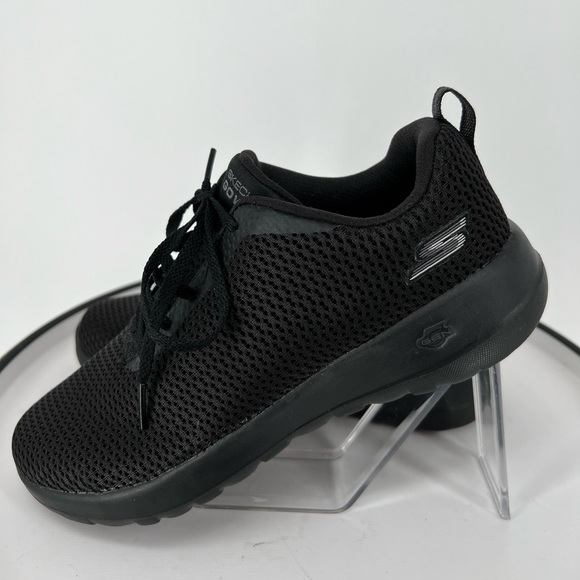 SKECHERS NWOT GOGA MAX BLACK MESH‎ SNEAKERS HIGH REBOUND CUSHION - Picture 1 of 10